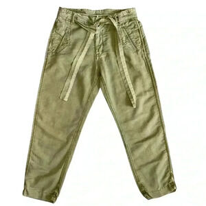 Free People green khaki pants size 6